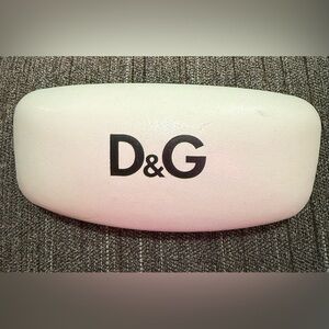 D&G Cream Eyewear Case
